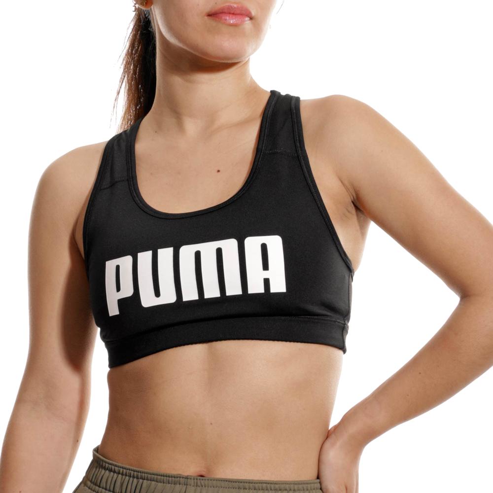Foto 3 | Top Puma Mid Impact 4Keep Negro para Mujer