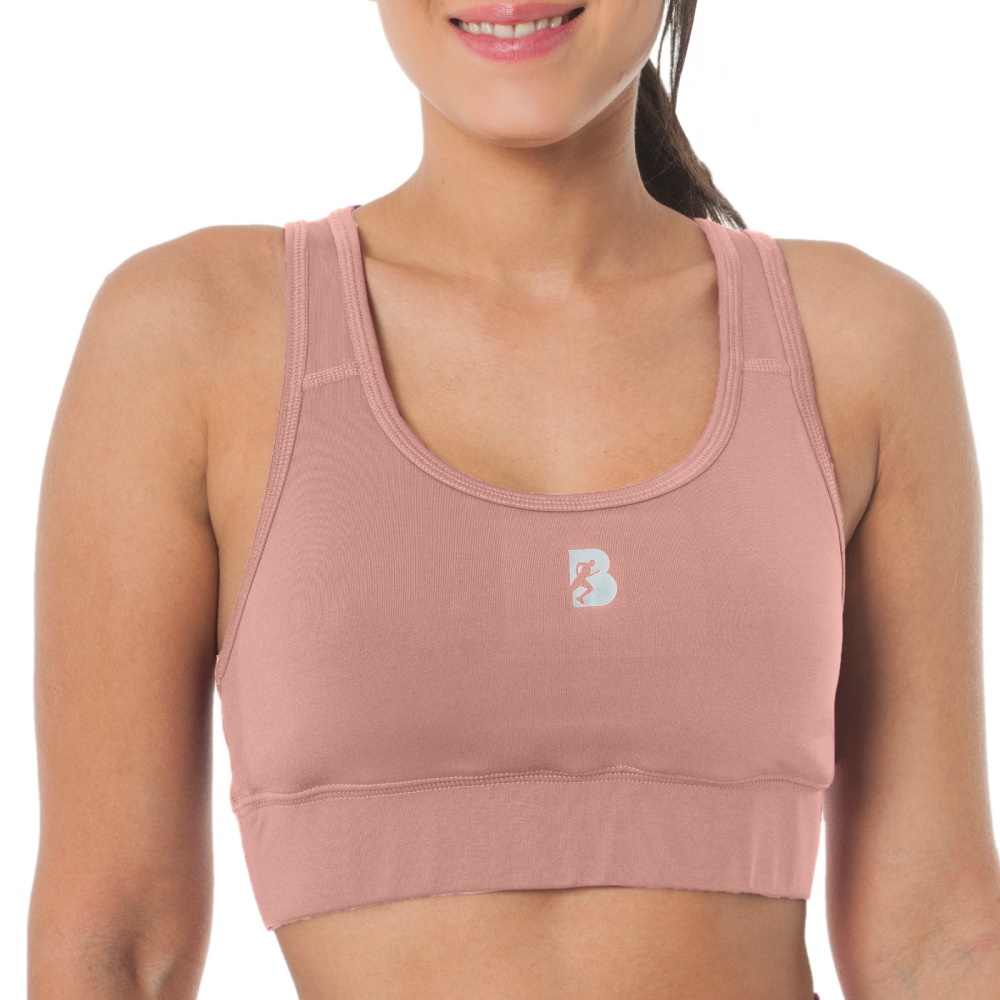 Top Deportivo Long Fith Black Secret Rosa