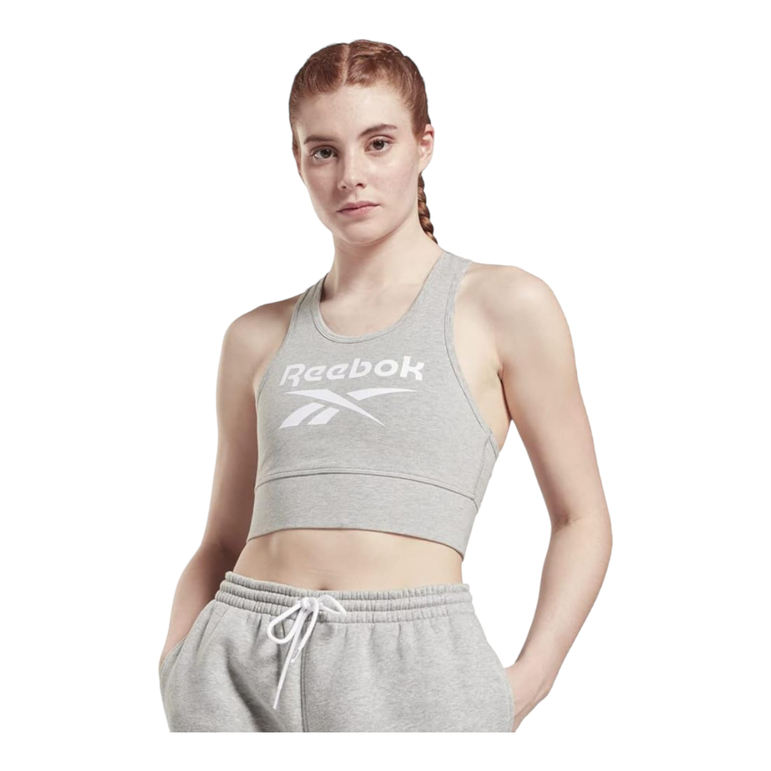 Foto 2 | Top Reebok Training Gris Gr9393 para Mujer