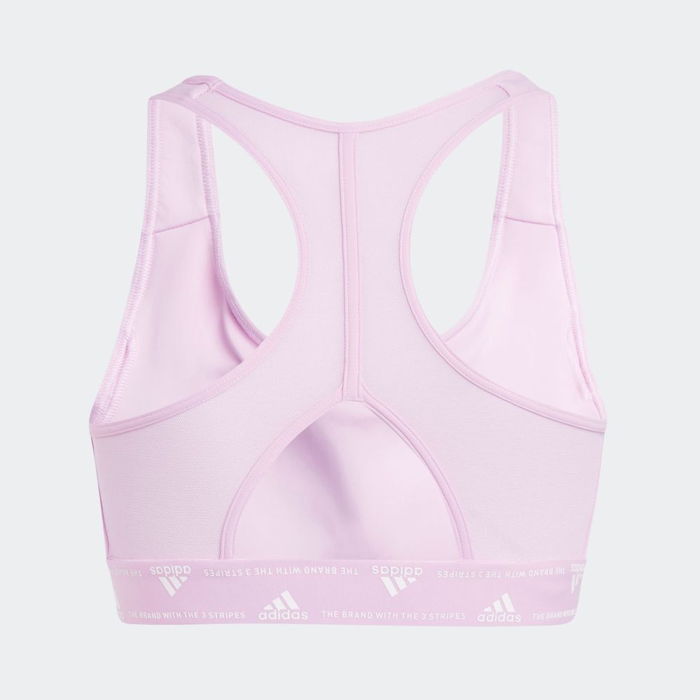 Foto 8 pulgar | Top Deportivo Adidas Powerreact 3 Franjas Violeta para Mujer