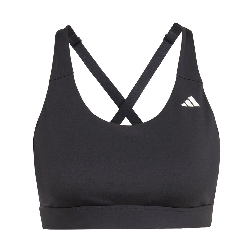 Foto 2 pulgar | Top Deportivo Ultimate Run Soporte Medio Adidas Negro Mujer