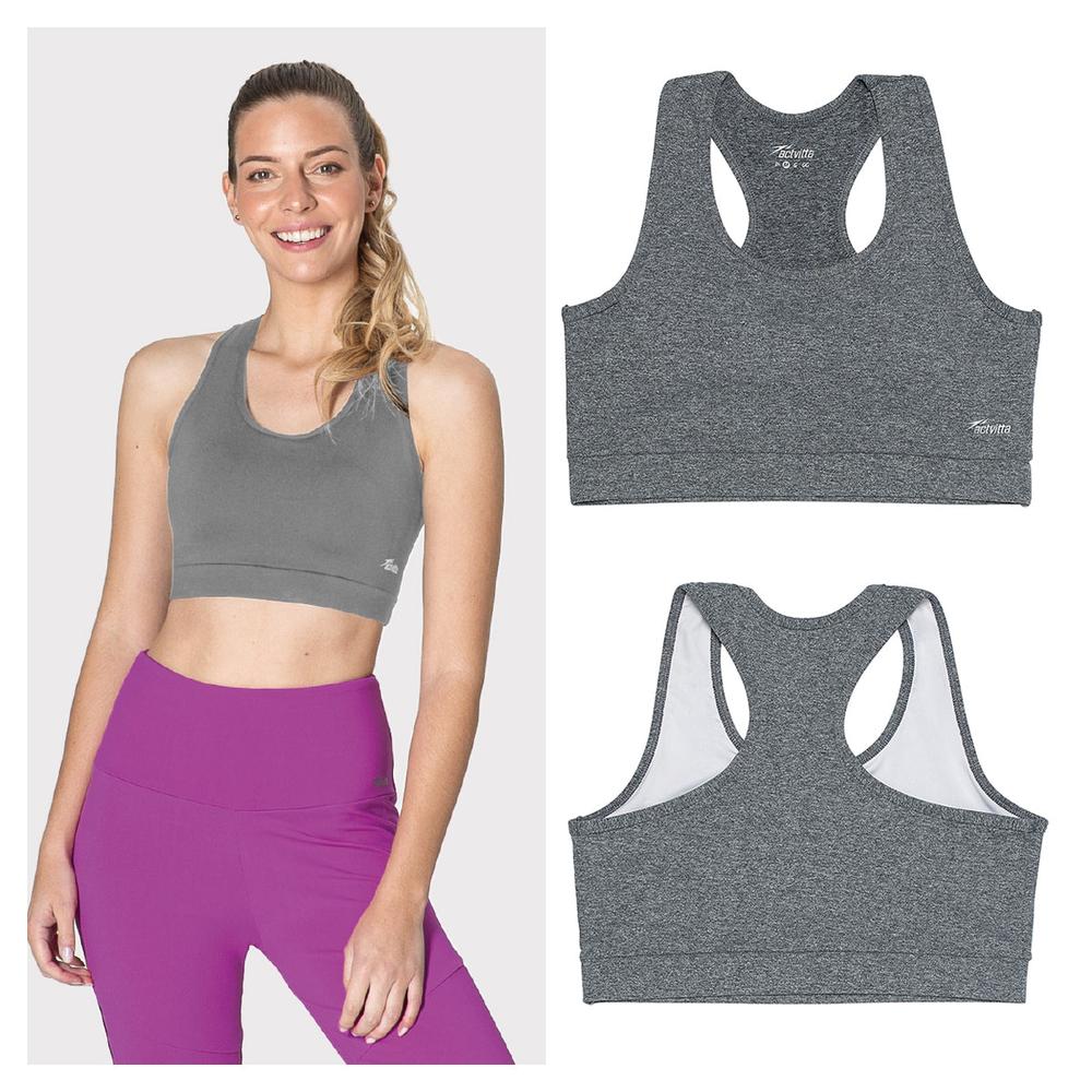 Foto 2 | Top Deportivo para Mujer Actvitta 40000.1.25395 Gris