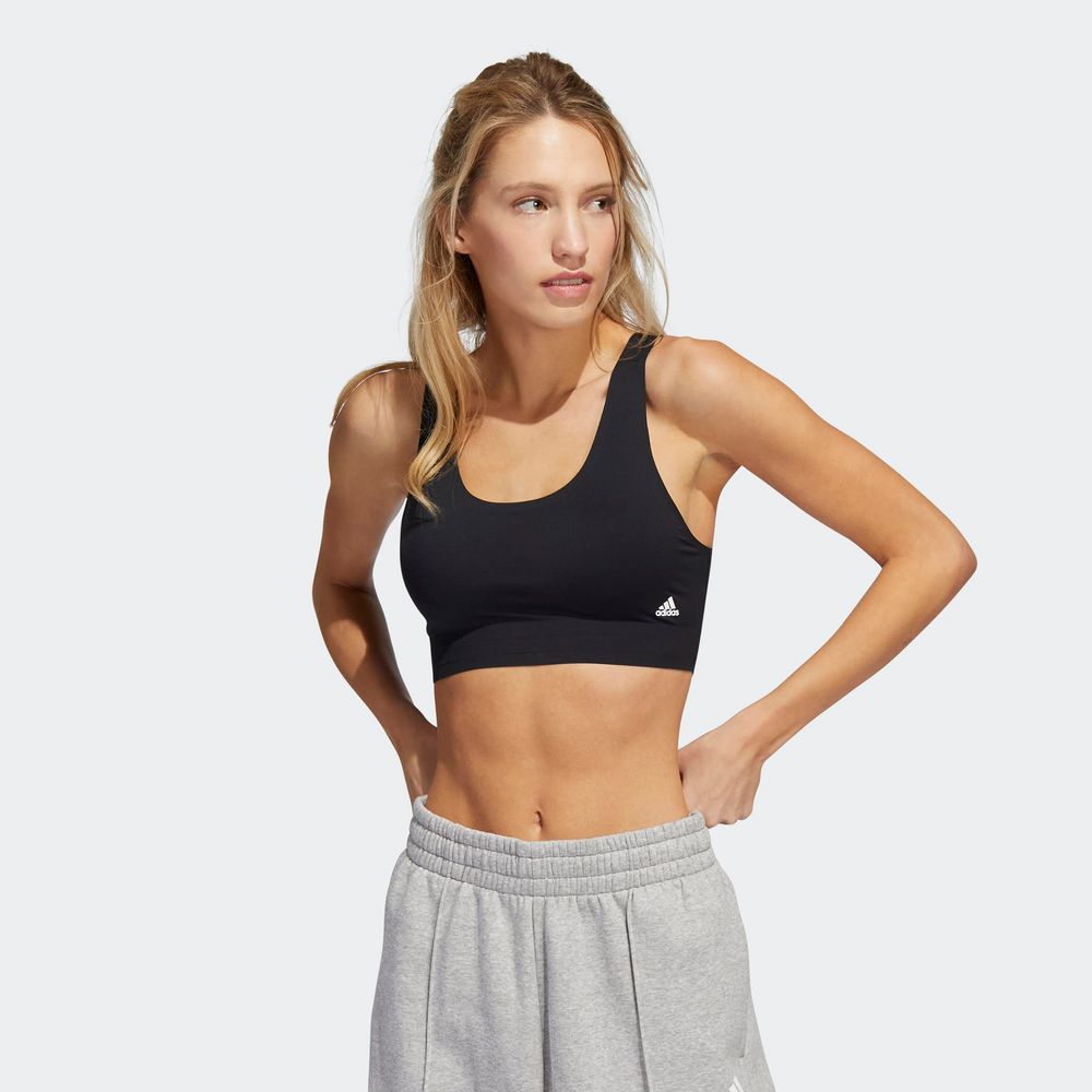 Foto 4 | Top Deportivo Adidas Negro para Mujer