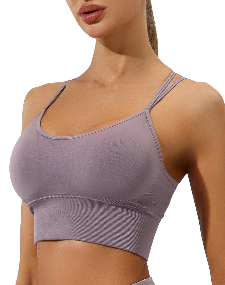 Foto 2 pulgar | Crop Top Deportivo Para Mujer Push Up Katiusha Sport