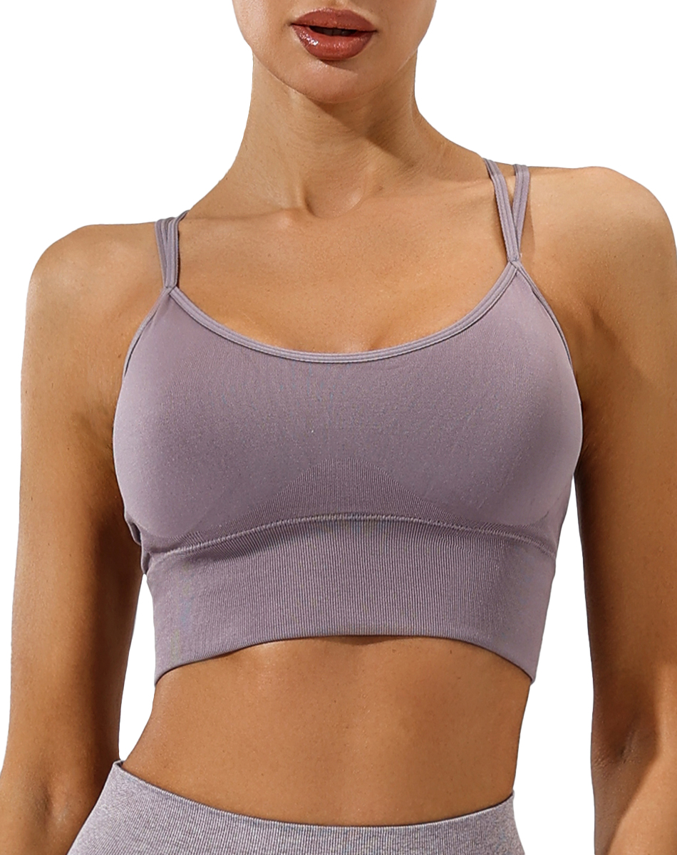 Foto 3 pulgar | Crop Top Deportivo Para Mujer Push Up Katiusha Sport