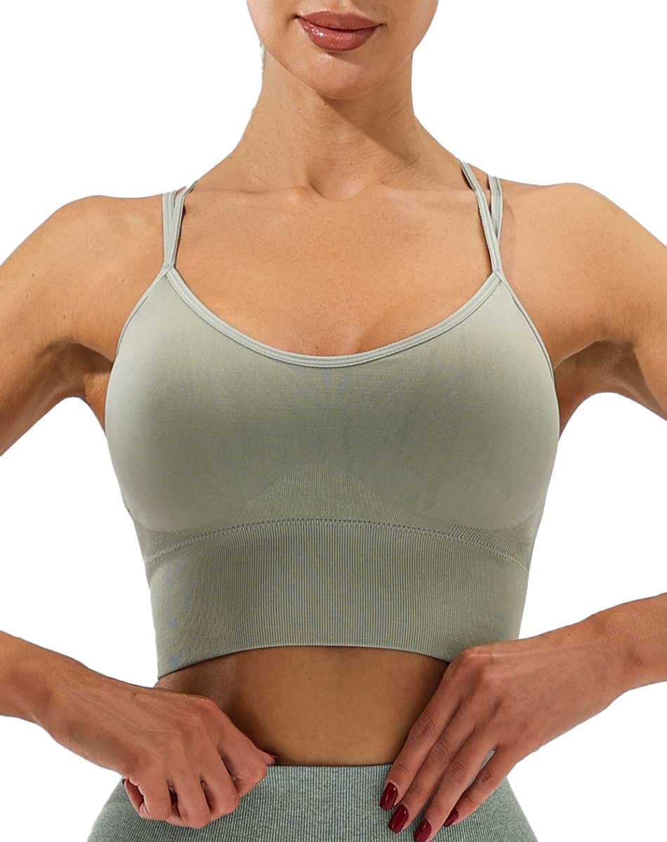 Foto 3 pulgar | Crop Top Deportivo Para Mujer Push Up Katiusha Sport