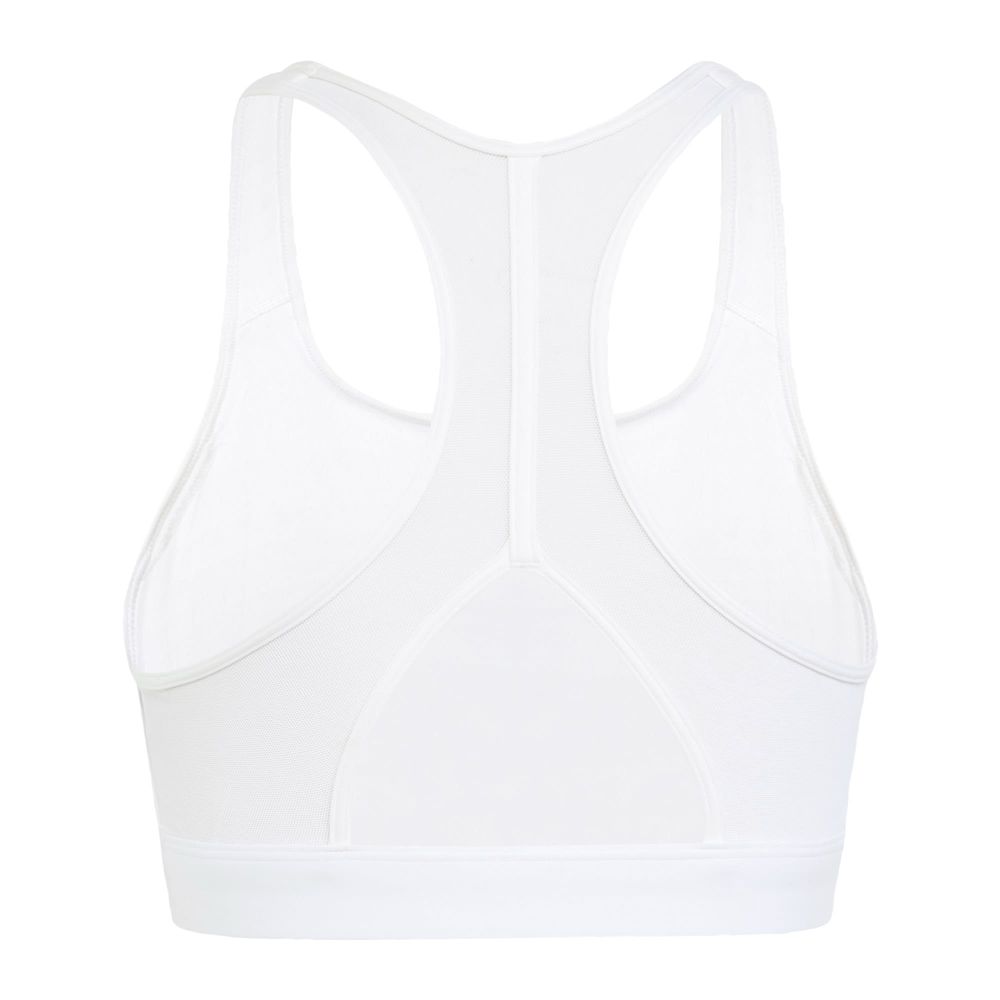 Foto 4 pulgar | Top Deportivo Powerreact Big Logo Estampado Adidas Blanco Mujer