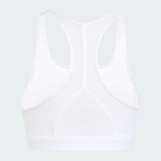 Foto 7 | Top Deportivo Powerreact Big Logo Estampado Adidas Blanco Mujer