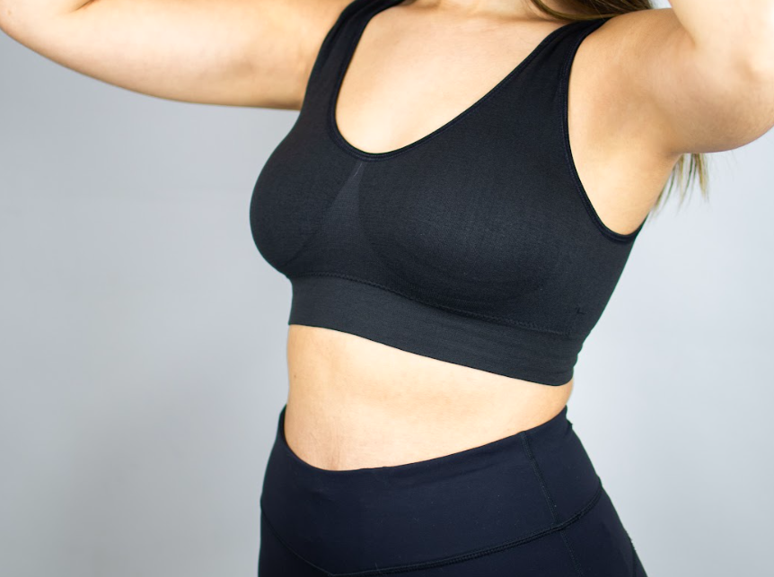 Foto 6 | Top Deportivo Para Mujer | Brasier Para Ejercicio De Dama | Paquete De 3 Tops Colores Beige, Blanco Y Negro
