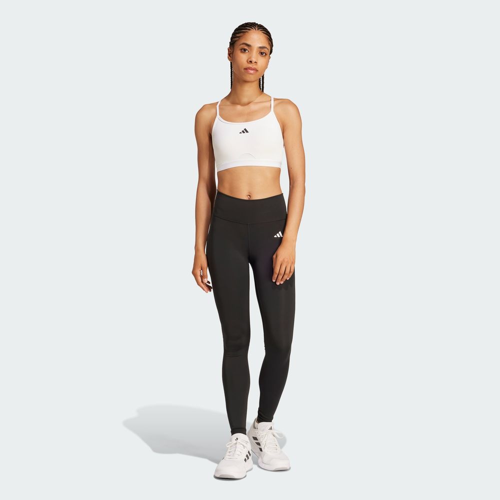 Foto 8 | Top Deportivo De Entrenamiento Aeroreact 3 Franjas Adidas Blanco Mujer