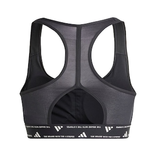 Foto 3 | Top Deportivo Powerreact Para Training Adidas Negro Mujer