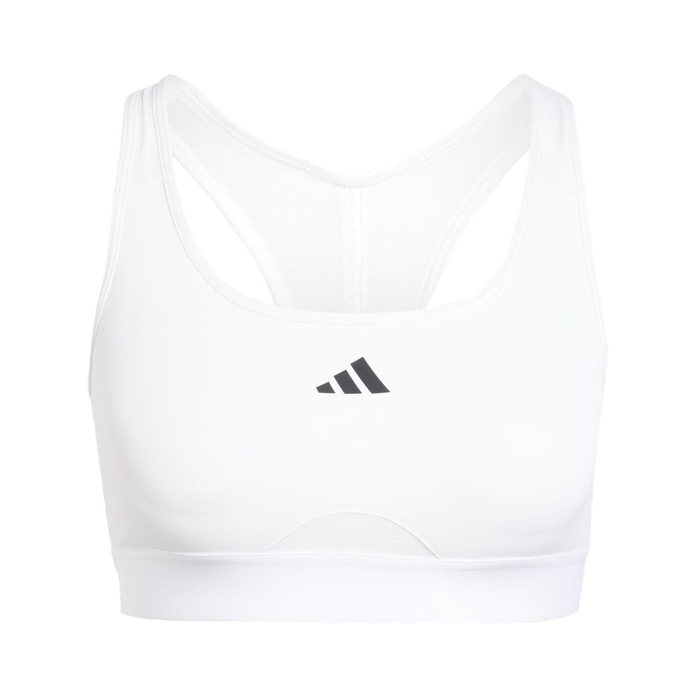 Foto 1 | Top Deportivo Powerreact Para Training Adidas Blanco Mujer