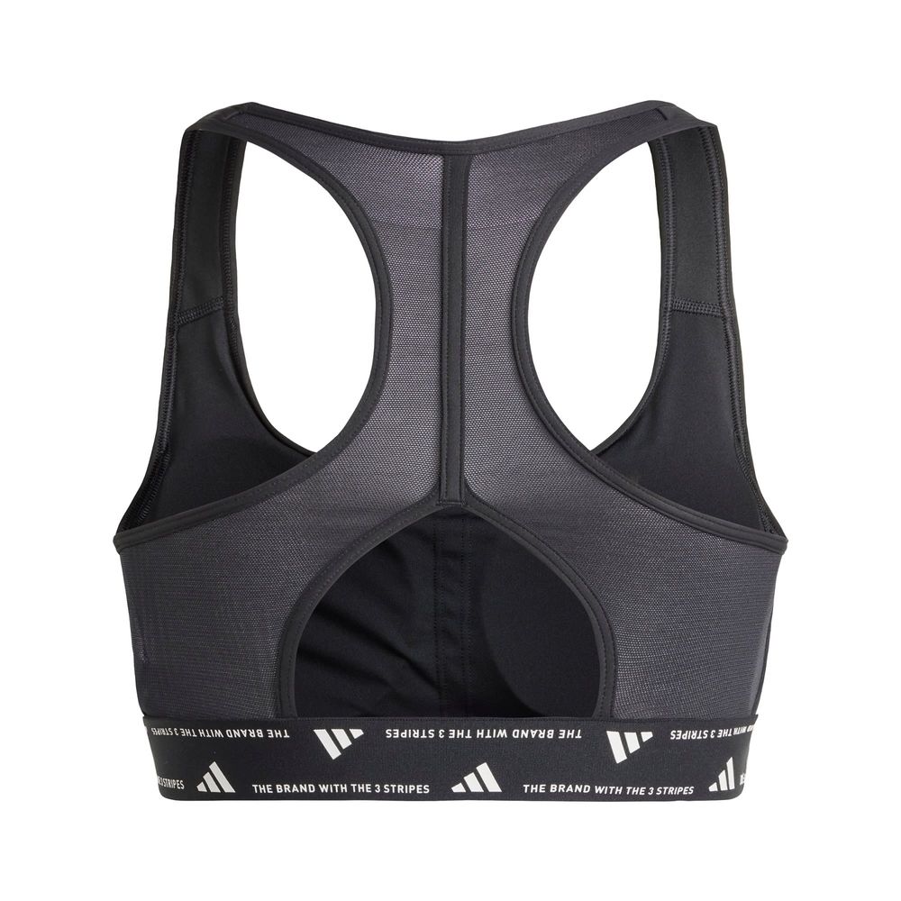 Foto 4 pulgar | Top Deportivo Powerreact Para Training Adidas Negro Mujer