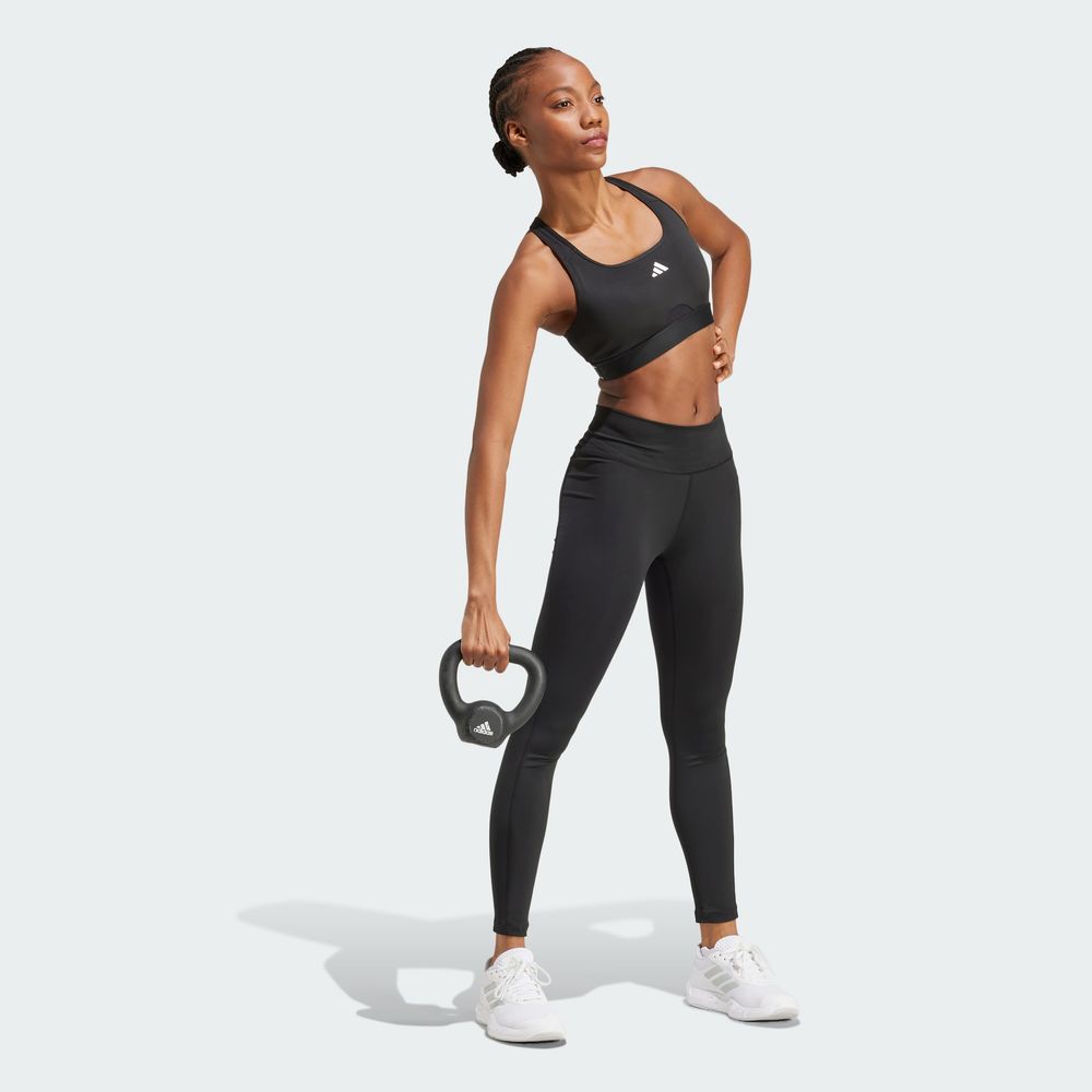 Foto 7 pulgar | Top Deportivo Powerreact Para Training Adidas Negro Mujer