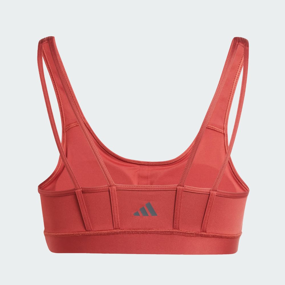 Foto 8 pulgar | Top Deportivo All Me Ess Adidas Rojo para Mujer