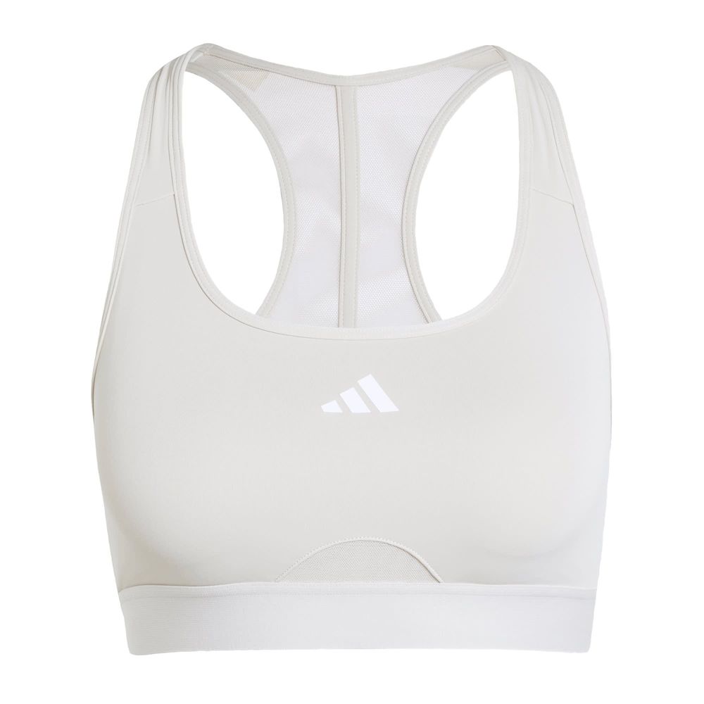Foto 2 pulgar | Top Deportivo Powerreact Training Adidas Gris para Mujer