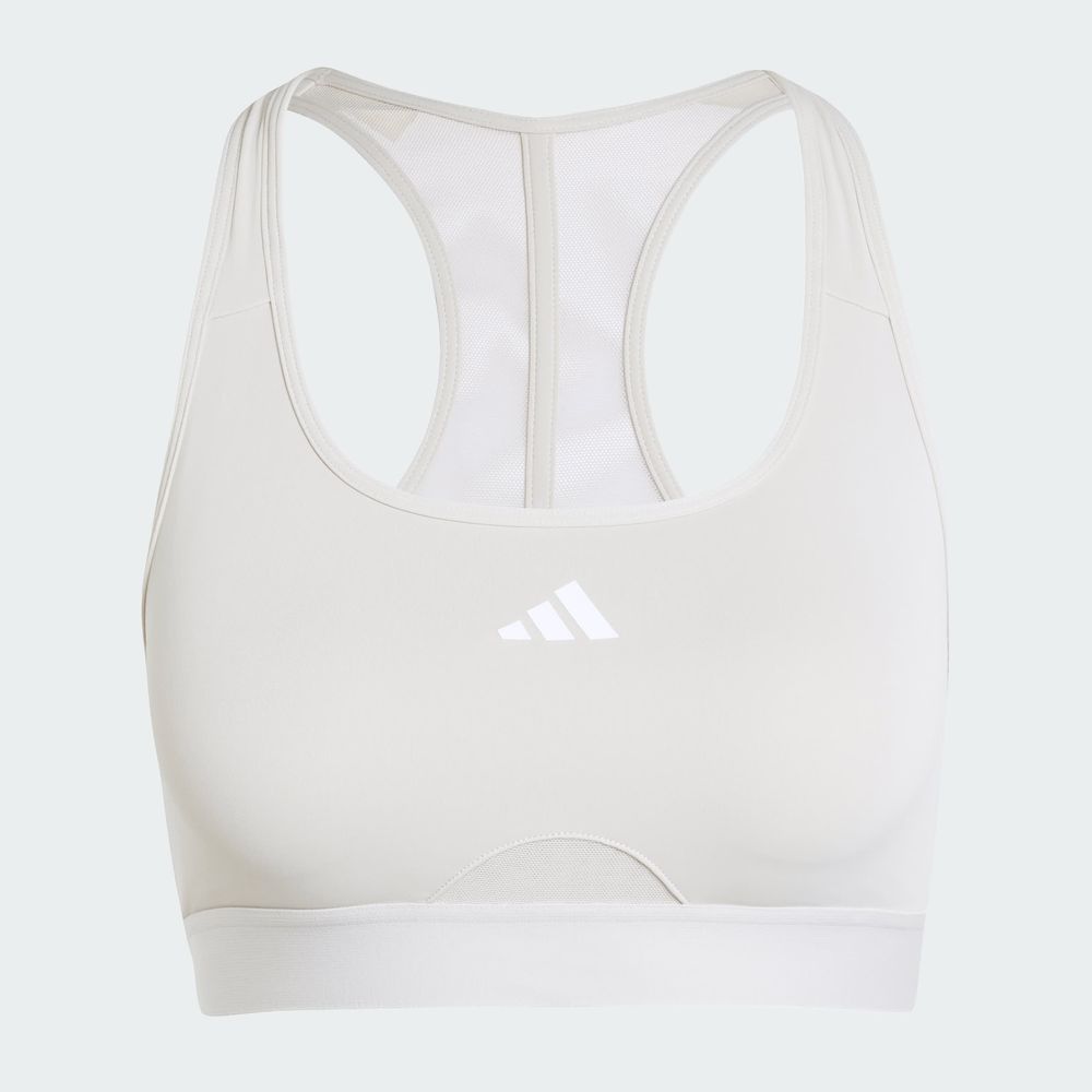 Foto 5 pulgar | Top Deportivo Powerreact Training Adidas Gris para Mujer