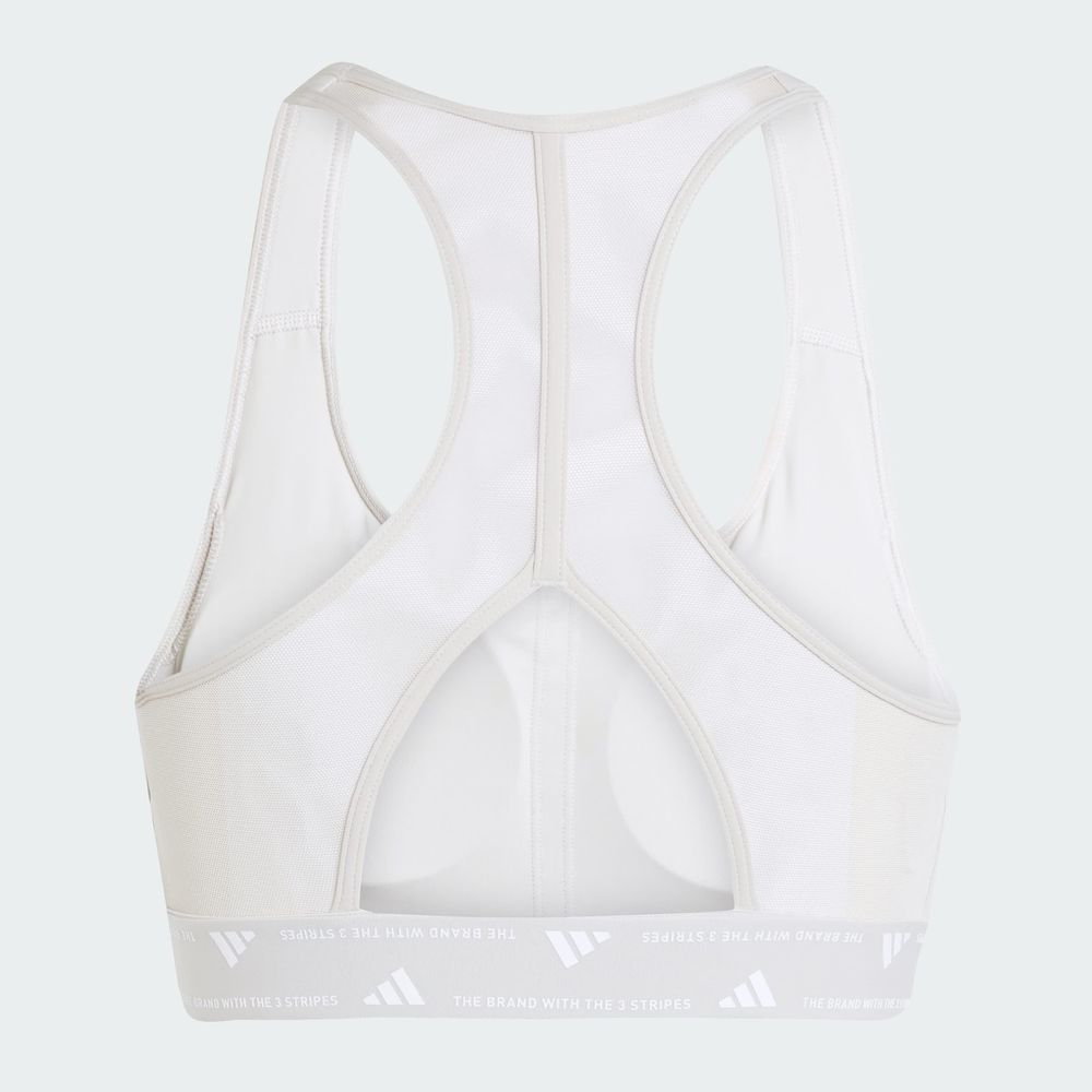Foto 8 pulgar | Top Deportivo Powerreact Training Adidas Gris para Mujer