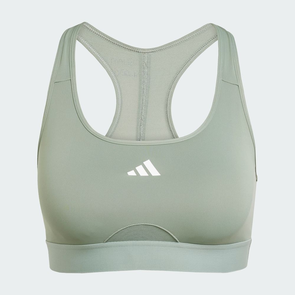 Foto 5 pulgar | Top Deportivo Powerreact Para Training Adidas Verde Mujer