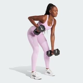 Foto 6 | Top Deportivo Powerreact Para Training Adidas Violeta Mujer
