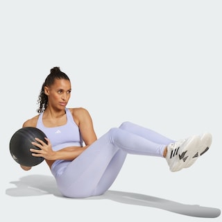 Foto 6 | Top Deportivo Powerreact Adidas Violeta para Mujer