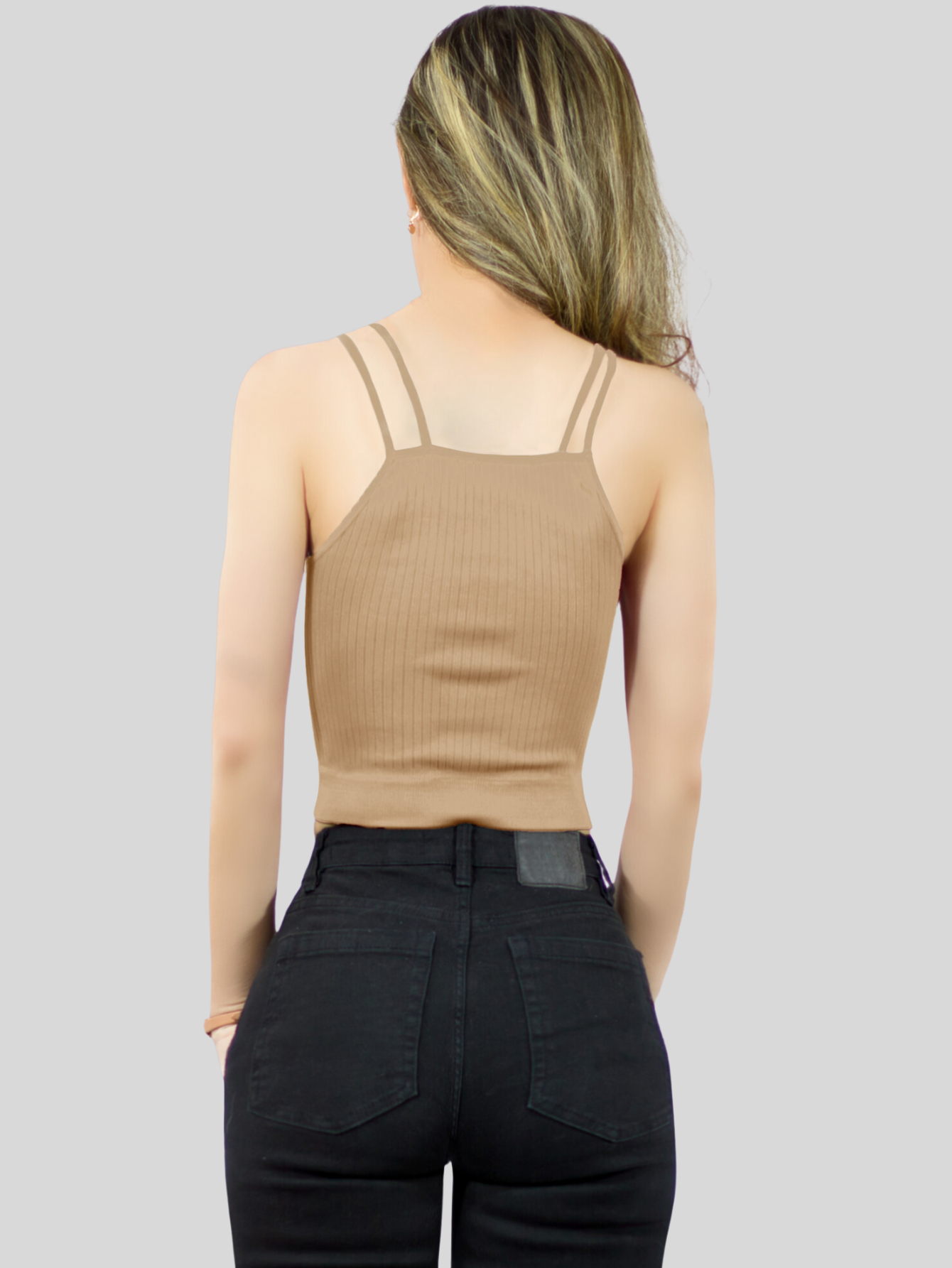 Foto 3 | Ser De 2 Top Deportivos De Mujer Top-1015 2 Colores Blusa Croptop De Tirantes