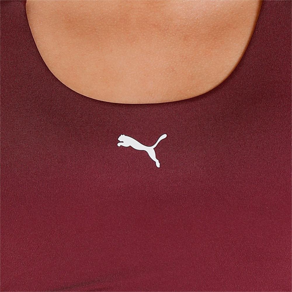 Foto 6 pulgar | Top Deportivo Puma Mid Impact Feel It Para Mujer Vino