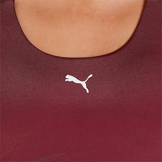 Foto 5 | Top Deportivo Puma Mid Impact Feel It Para Mujer Vino
