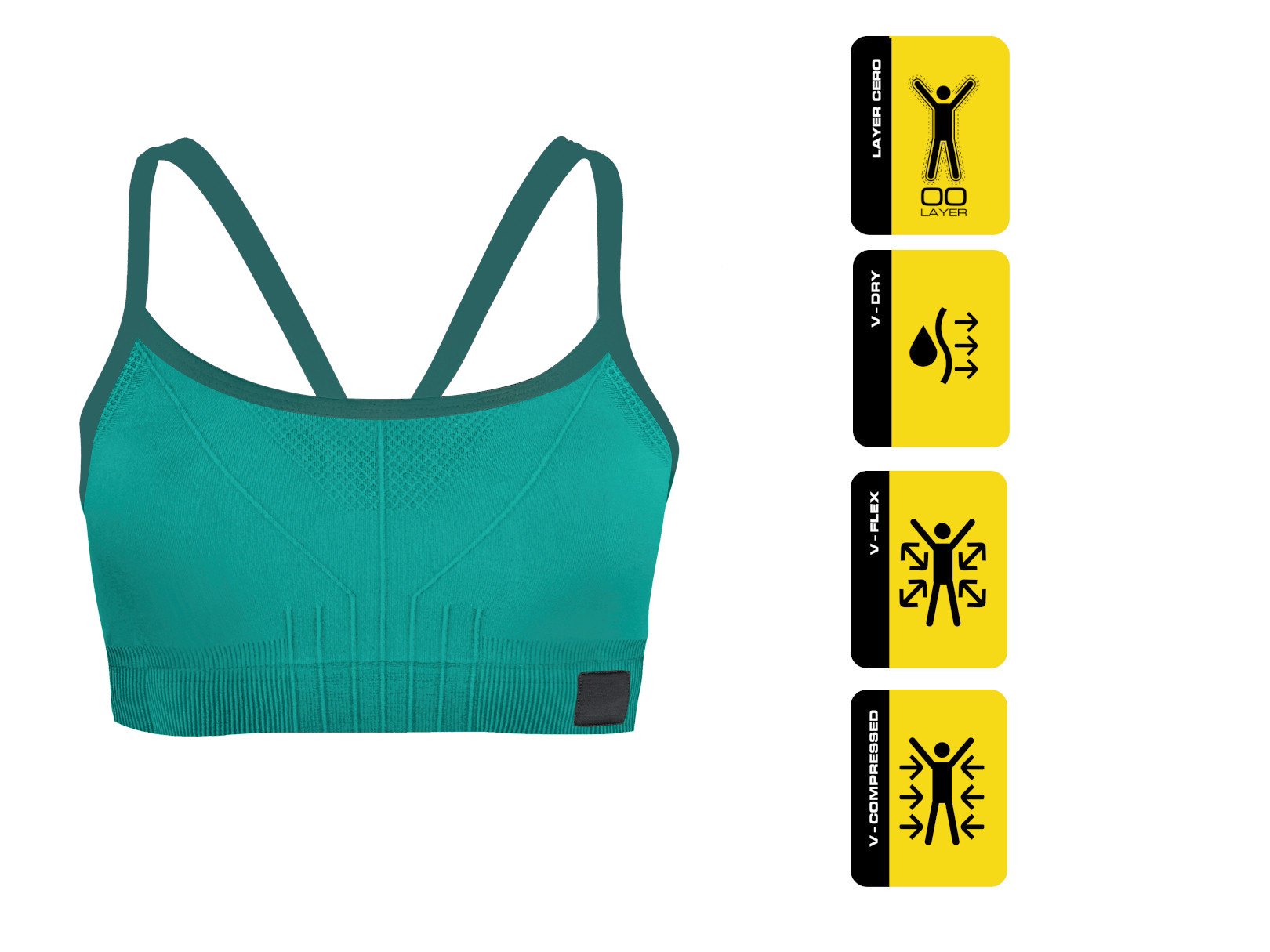Foto 3 pulgar | Voltaica Yoga Bra Top Deportivo Mujer