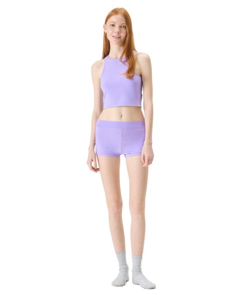 Foto 5 | Camiseta Sin Mangas Florence By Mills Con Cuello Alto Y Lados Brillantes, Color Lavanda - Venta Internacional.