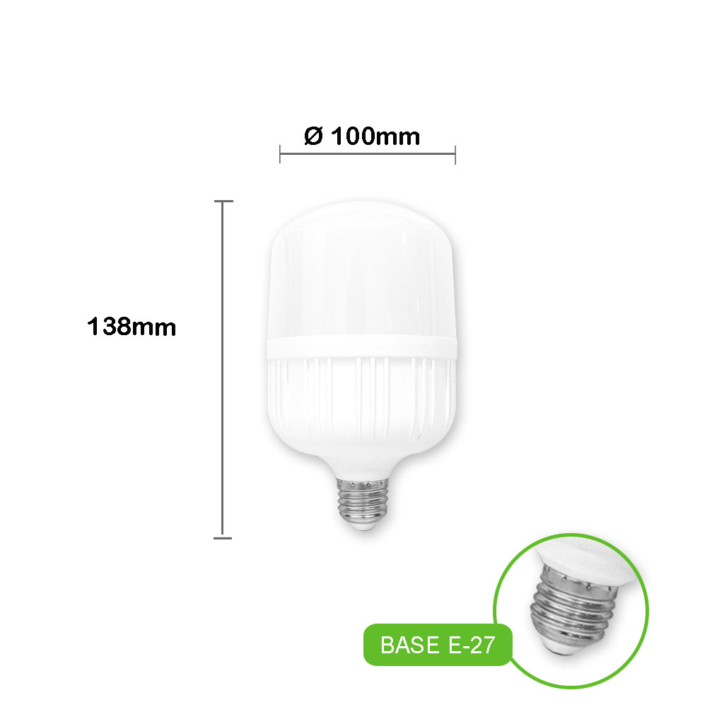 Foto 4 pulgar | Foco Led Tubular JWJ JLT-30B de 30 W de Luz Blanca 6500 K