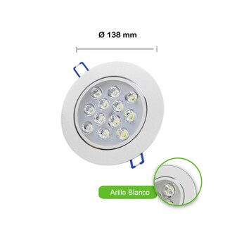 Foto 3 | Lámpara de Led JWJ Empotrable Dirigible de 12 W