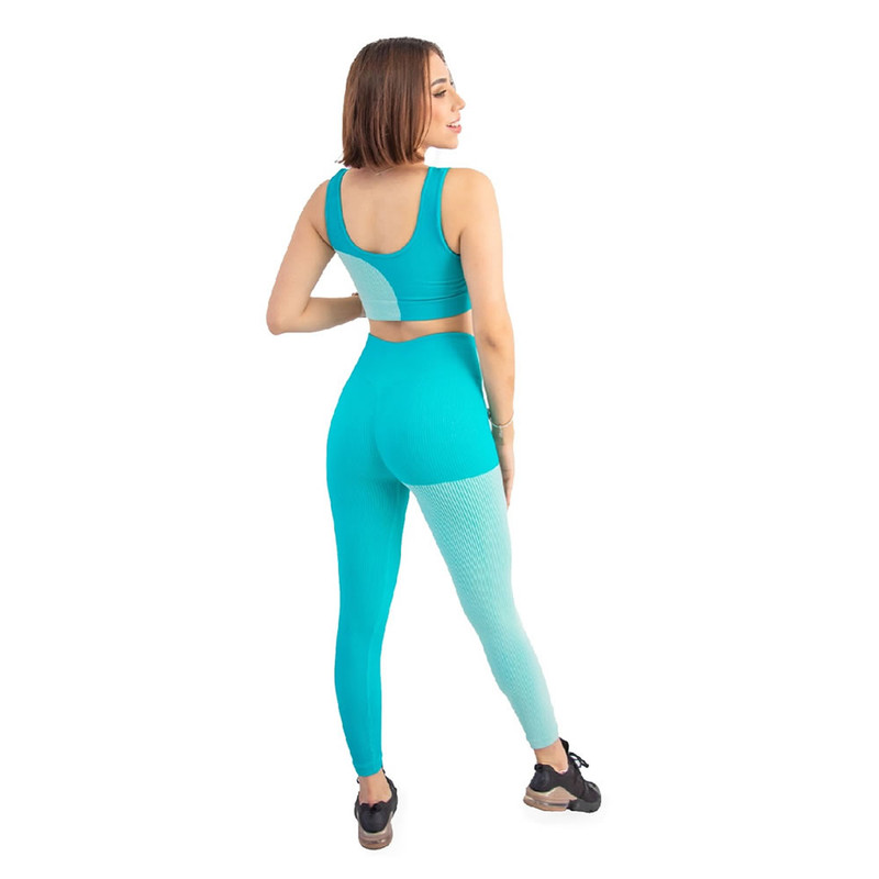 Foto 3 pulgar | Conjunto Deportivo Maxfit color Azul para Mujer