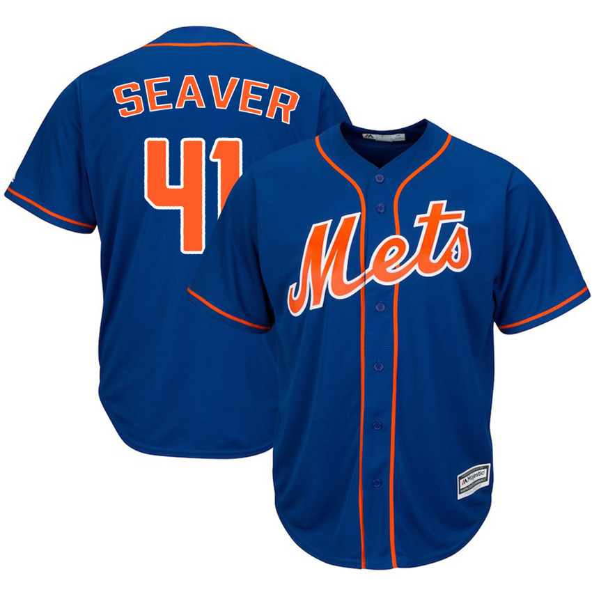 Foto 4 pulgar | Venta Internacional - Uniforme de Béisbol para Mujer 41 New York Mets Azul