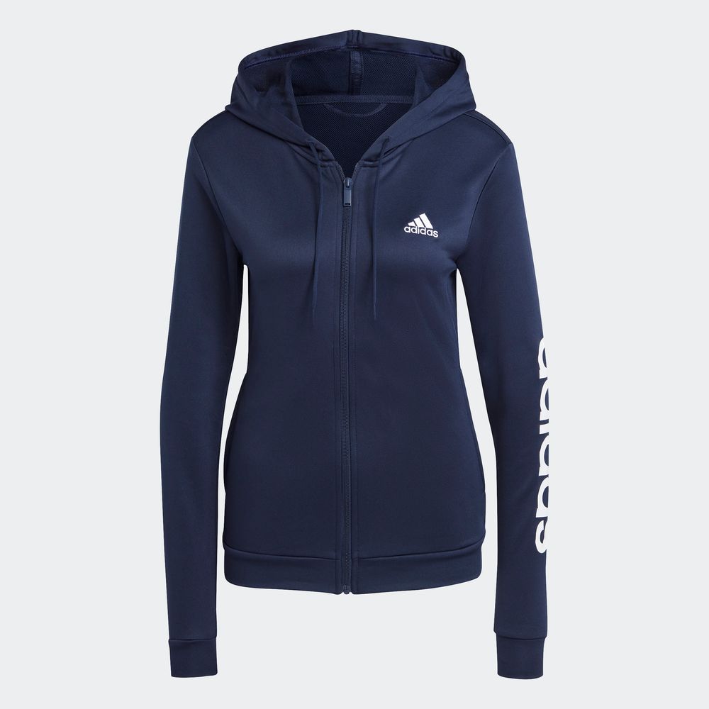 Foto 7 pulgar | Conjunto Deportivo Adidas Linear Azul para Mujer