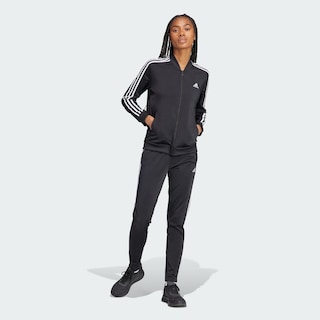 Foto 3 | Conjunto Deportivo Adidas Essentials 3 Negro para Mujer