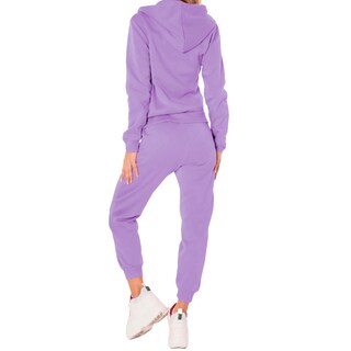 Foto 3 | Conjunto Pants Y Sudadera Conj-07 Térmico Lila