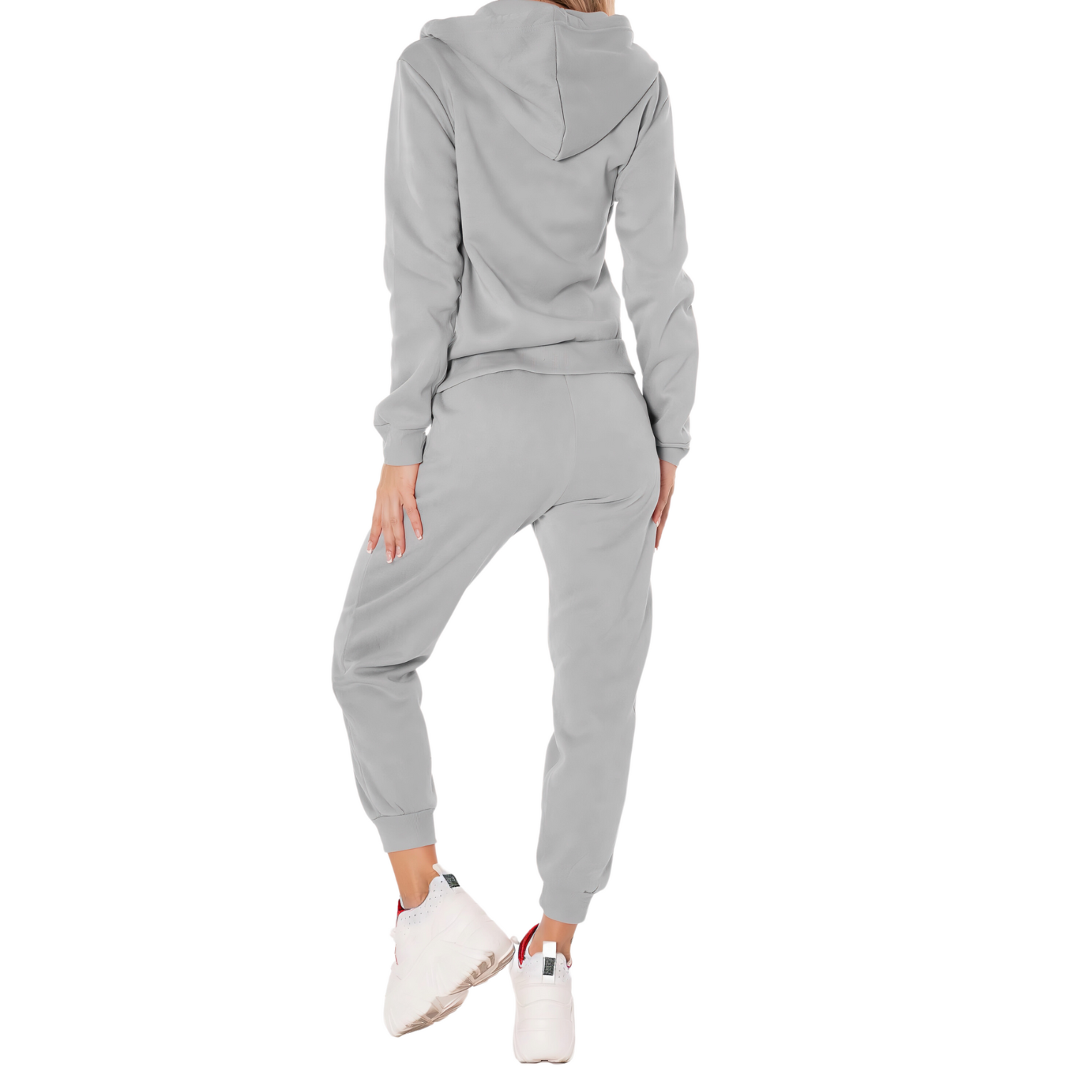 Foto 4 pulgar | Conjunto Pants Y Sudadera Conj-07  Térmico Gris Claro