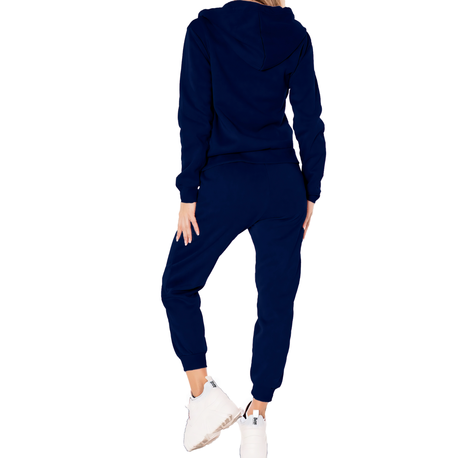 Foto 3 pulgar | Conjunto Pants y Sudadera Azul Marino Térmico para Mujer