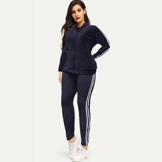 Foto 2 | Conjunto Deportivo Conj-015 Azul Marino para Mujer