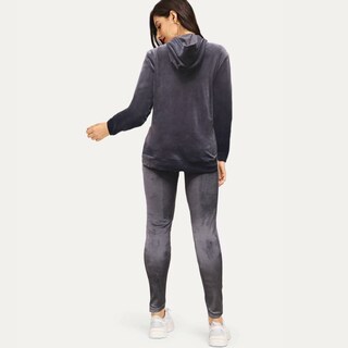Foto 3 | Conjunto Deportivo Conj-015 Gris Claro para Mujer