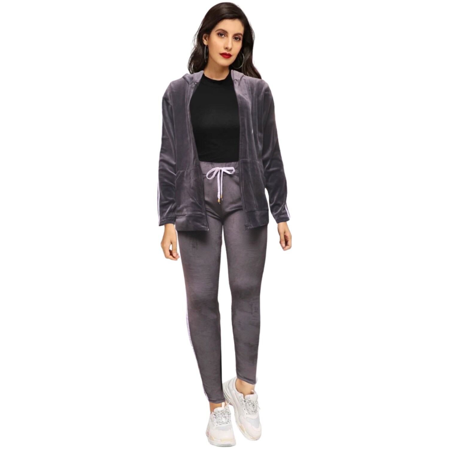 Conjunto Deportivo Conj-015 Gris Claro para Mujer $289