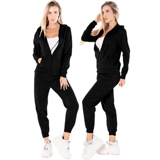 Foto 1 | Set de 2 Conjuntos Pants Y Sudaderas Negro Termico
