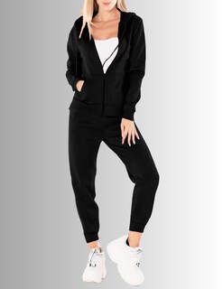 Foto 3 | Set de 2 Conjuntos Pants Y Sudaderas Negro Termico