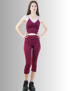 Foto 5 | Pack De Dos Set Capri Y Blusa Stretch Conj-060-px2 Colores Variados Para Mujer