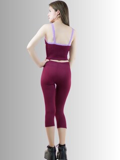 Foto 6 | Pack De Dos Set Capri Y Blusa Stretch Conj-060-px2 Colores Variados Para Mujer