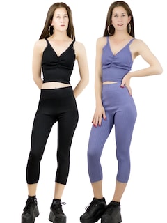 Foto 1 | Pack De Dos Set Capri Y Blusa Stretch Conj-060-px2 Colores Variados Para Mujer