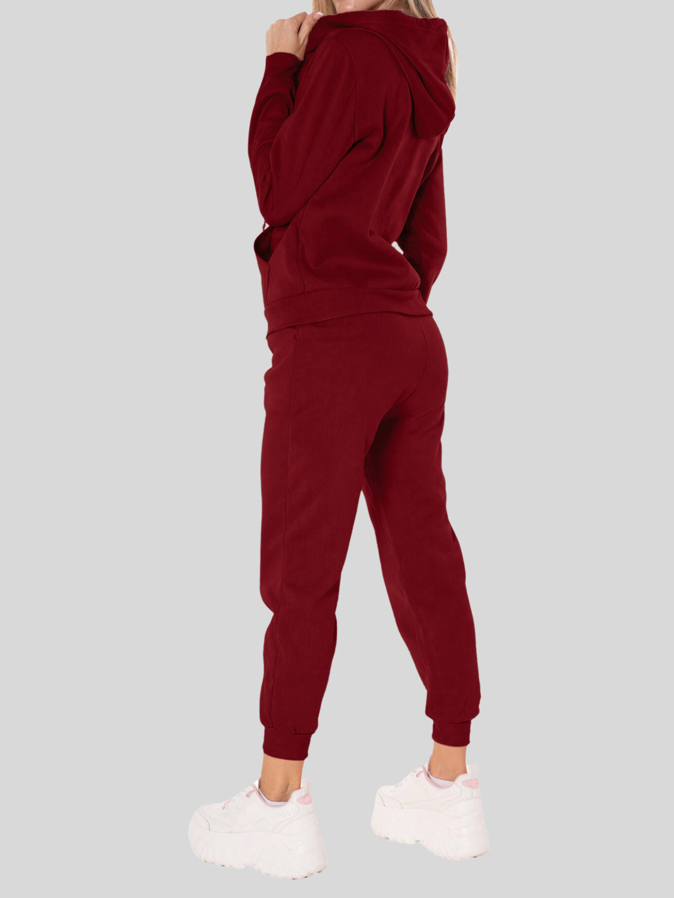 Foto 5 pulgar | Conjunto Pants Y Sudadera Conj-07 Rojotermico
