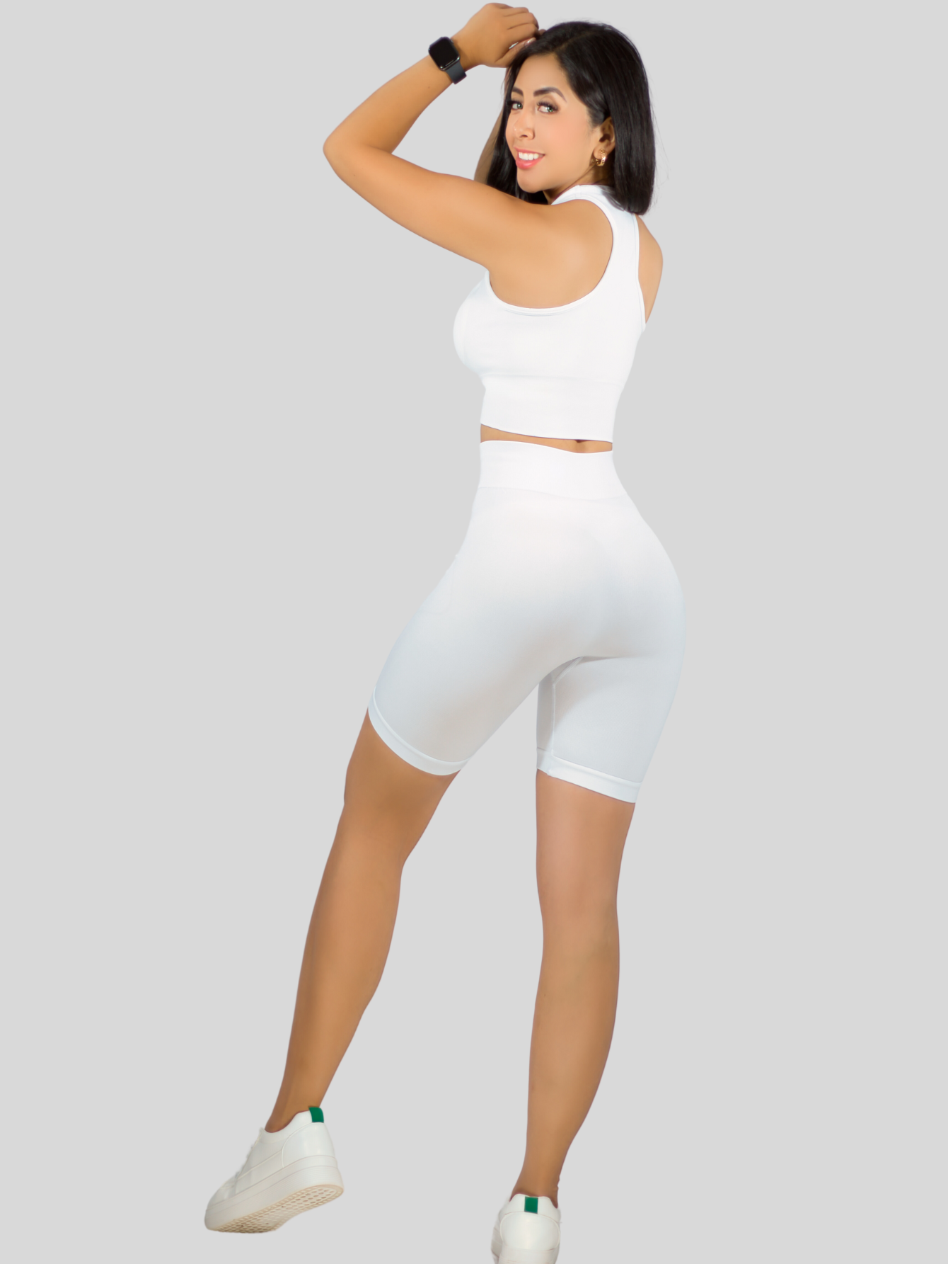 Foto 6 pulgar | Set De 2 Conjunto Deportiva Mujer Short Y Blusa Conj-056 Surtido En Color Stretch Fit Push Up