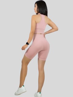 Foto 3 | Set De 2 Conjunto Deportiva Mujer Short Y Blusa Conj-056 Surtido En Color Stretch Fit Push Up